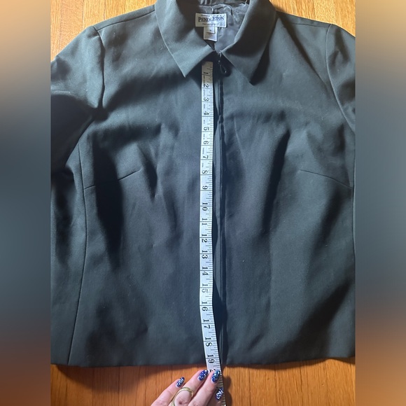 Vtg Olive Green Pendleton Women’s Jacket, Size 16 - Picture 7 of 10